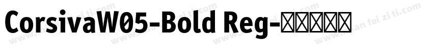 CorsivaW05-Bold Reg字体转换